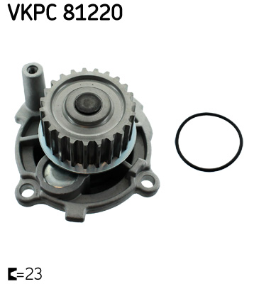 Vodné čerpadlo, chladenie motora SKF